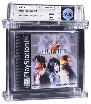 1999 PS1 Playstation (USA) "Final Fantasy VIII" Sealed Video Game - WATA 9.8/A+